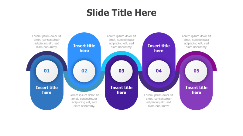 5-Step Circular Infographic