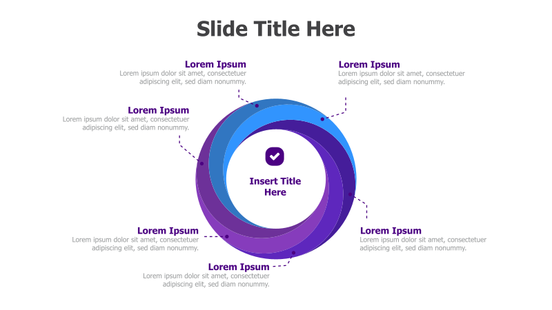 6-Point Circular Process with Central Focus