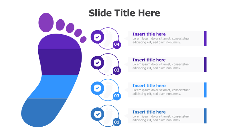 4-Step Footprint Infographic