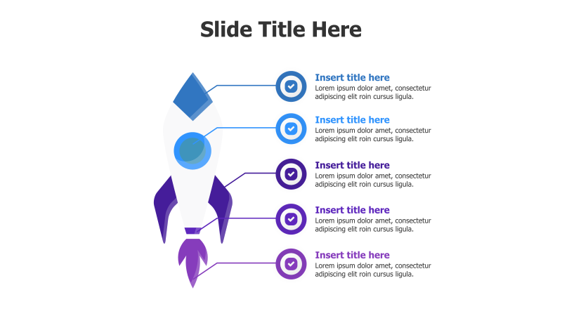 5-Step Rocket Launch Infographic