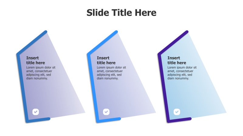 3-Point Gradient Shapes with Solid Frame