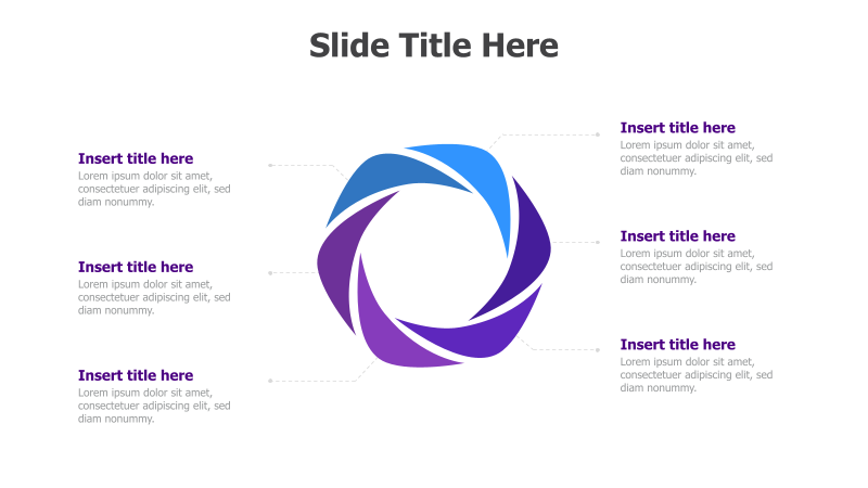 6-Point Circular Flow Diagram