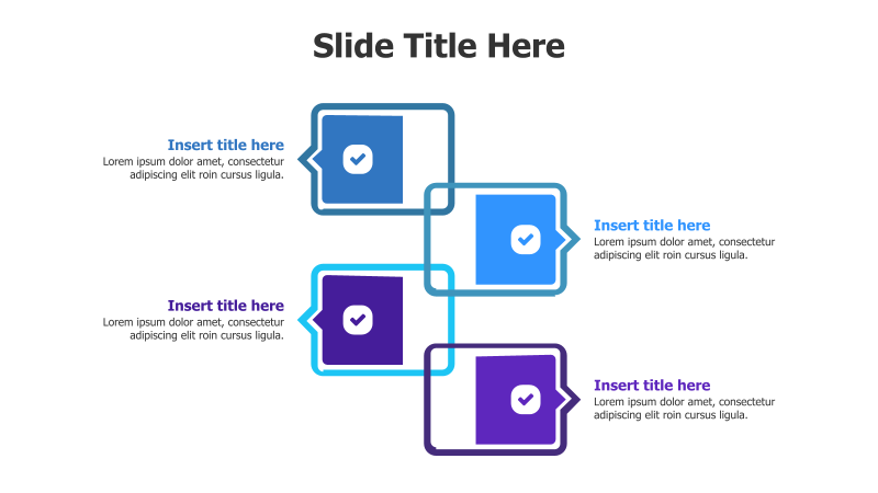4-Step Doodle Arrow Infographic