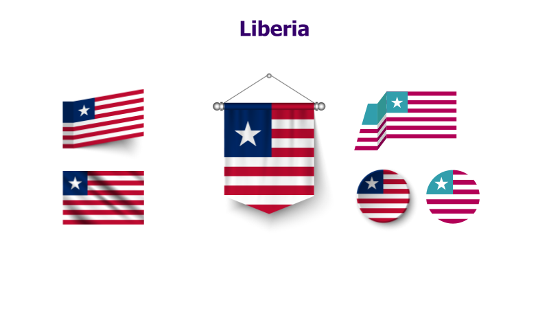 Liberia Flag Variations