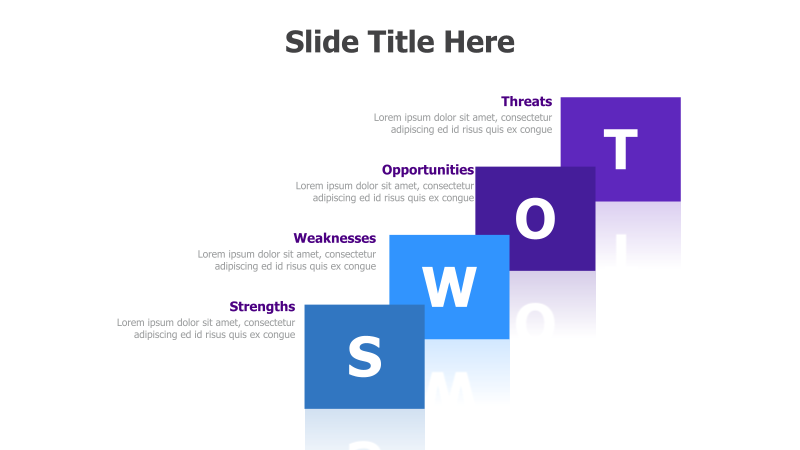 SWOT Analysis 3D Pyramid