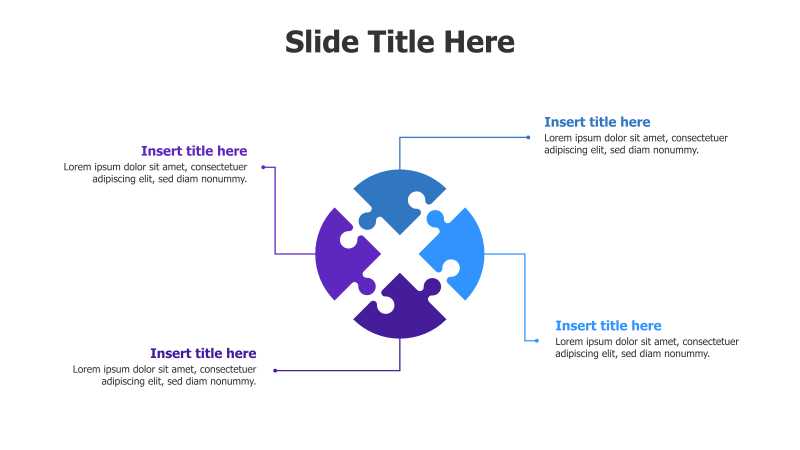 4-Part Puzzle Infographic