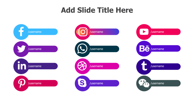 Social Media Contact Icons