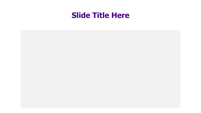 Simple Title and Content Placeholder