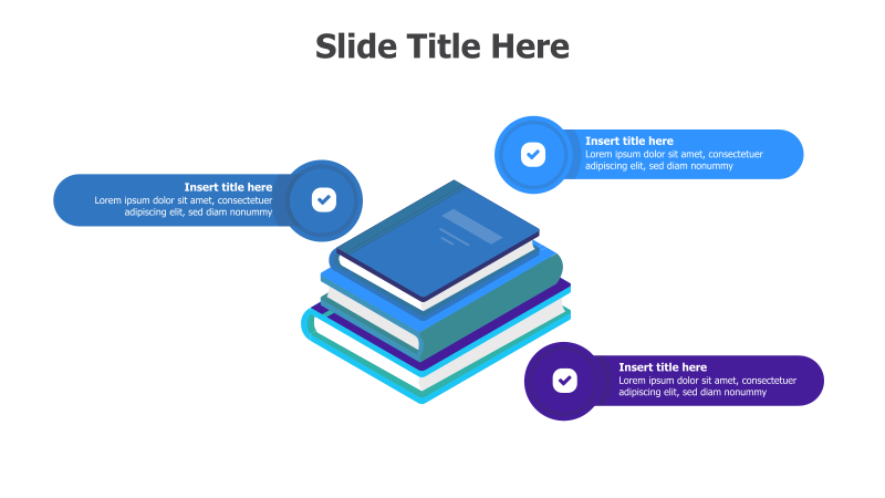 3-Point Education Books Diagram