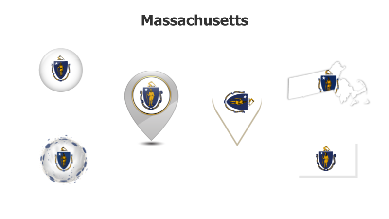 Massachusetts State Flag Variations
