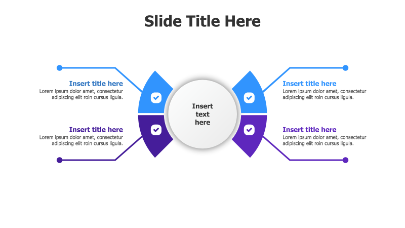 4-Point Branching Infographic