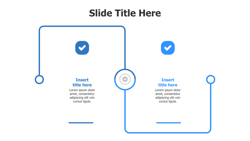 Two-Point Comparison Infographic