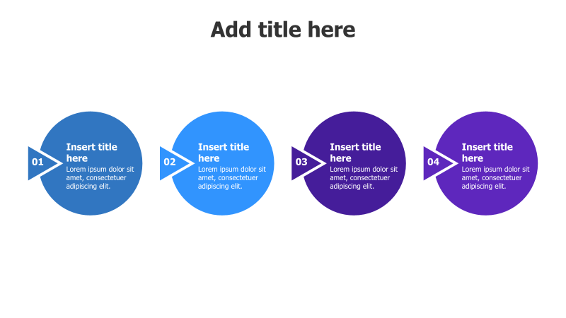 4-Step Circular Infographic