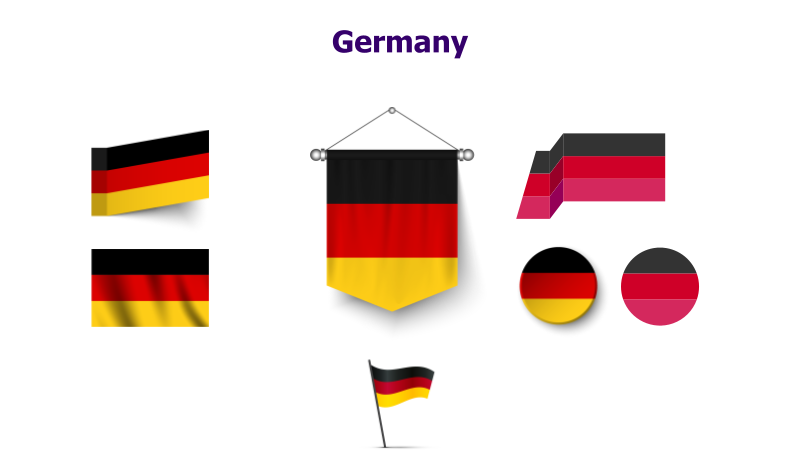Germany Flag Variations