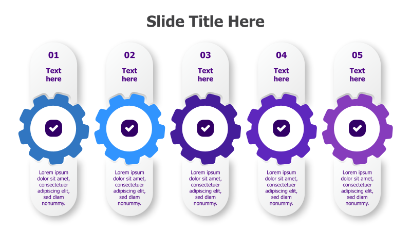 5-Step Gear Process Diagram