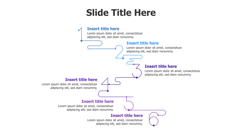 6-Point Numbered Infographic
