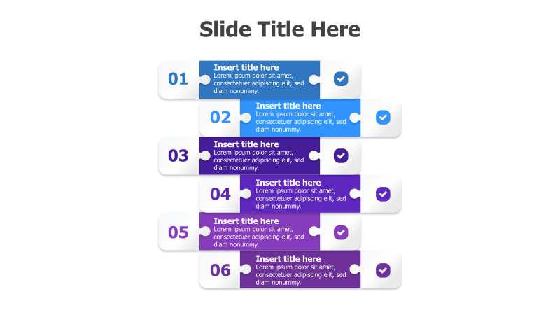 6-Step Puzzle Piece Process