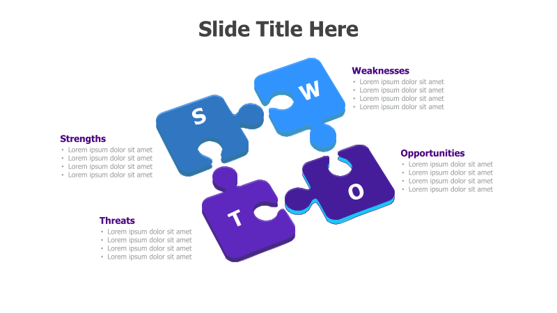 SWOT Analysis Puzzle
