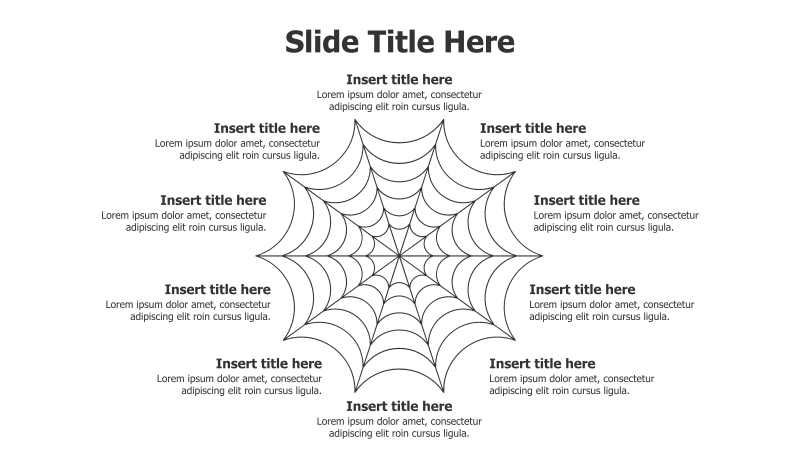 10-Point Spider Web Infographic
