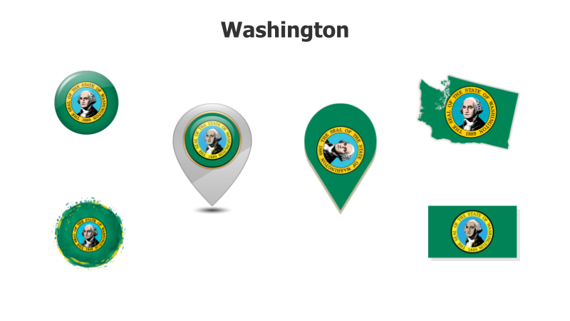Washington State Flag Variations