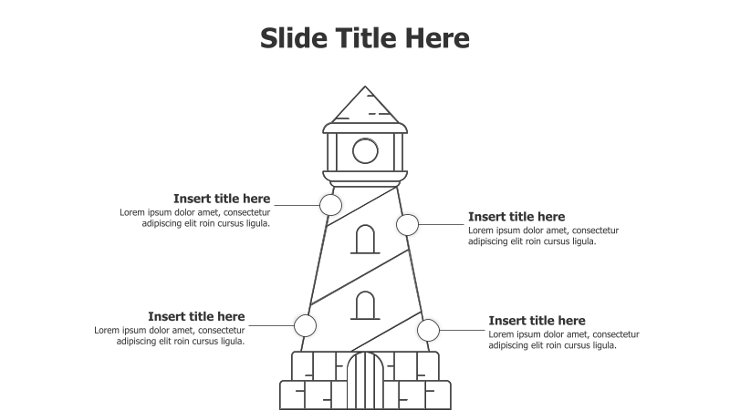 4-Point Lighthouse Infographic