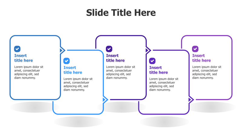 4-Step Process with Arrows
