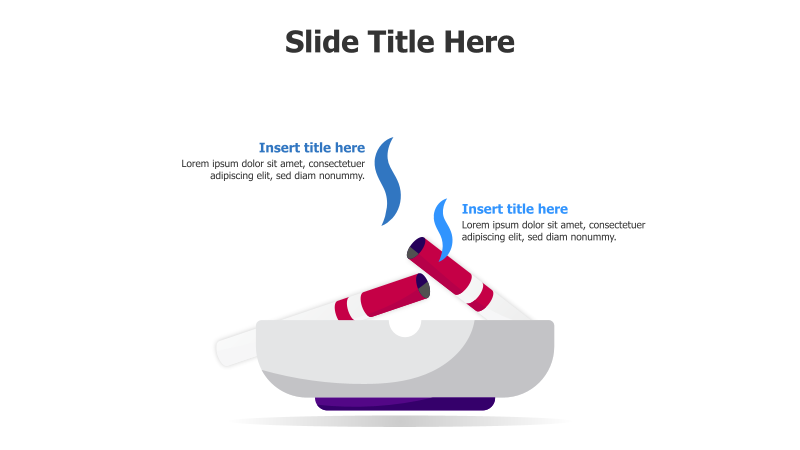 Smoking Cigarettes Infographic
